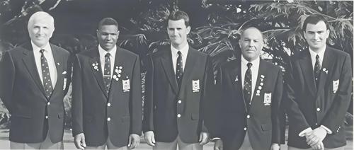 Brendan Ingham, Henry Ascento, Scott Mayne, Noel Van Putten, Tony Readwin